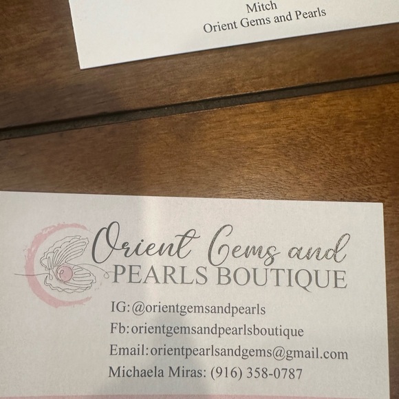 Authentic South sea pearl in 14KG settings - Picture 2 of 2